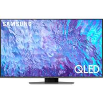 Телевизор 50" Samsung QE50Q80CAUXRU QLED, Smart TV, 4K Ultra HD, 60 Гц, T2/ C/ S2, HDMI х4, USB х2, звук 2х10 Вт, серый