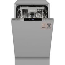 Посудомоечная машина встраиваемая Weissgauff BDW 4150 Touch DC Inverter узкая , вместимость - 10 комплектов, расход воды - 8 л)