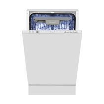 Посудомоечная машина встраиваемая Weissgauff BDW 4134 D белая (узкая , вместимость - 9 комплектов, расход воды - 8 л)