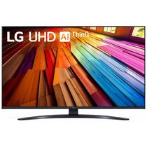 Телевизор 43" LG 43UT81006LA.ARUB LED, Smart TV, 4K Ultra HD, 60 Гц, T/ T2/ C/ S2,  чёрный