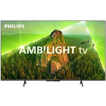 Телевизор 55" Philips 55PUS8108/ 60 LED, Smart TV, 4K Ultra HD, 60 Гц, T/ T2/ C/ S/ S2, HDMI х3, USB х2, звук 2х10 Вт, чёрный