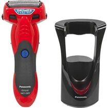 Электробритва Panasonic ES-SL41R520 красный (сеточная, бритьё - влажное/ сухое, головок - 3, питание - от аккумулятора)