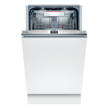Посудомоечная машина встраиваемая Bosch SPV6ZMX23E серебристая (узкая , вместимость - 10 комплектов, расход воды - 9.5 л)