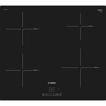 Индукционная варочная панель Bosch PIE601BB5E черный (конфорок - 4 шт, панель - стеклокерамика, 572 х 512 мм)