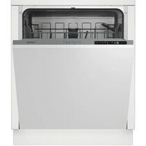 Посудомоечная машина встраиваемая Indesit DI 3C49 B серебристая (полноразмерная , вместимость - 13 комплектов, расход воды - 12,9 л)