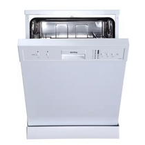 Посудомоечная машина Korting KDF 60240 белая ( полноразмерная, вместимость - 14 комплектов, расход воды - 11 л)