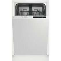 Посудомоечная машина встраиваемая Indesit DIS 1C69 B белая (узкая , вместимость - 10 комплектов, расход воды - 11,9 л)
