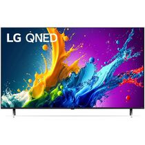 Телевизор 50" LG 50QNED80T6A.ARUB QNED, Smart TV, 4K Ultra HD, 60 Гц, T/ T2/ C/ S/ S2, HDMI х3, USB х2, звук 2х10 Вт, чёрный