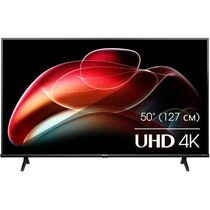 Телевизор 50" HISENSE 50A6K Smart TV, 4K Ultra HD, 60 Гц, T/ T2/ C/ S/ S2, HDMI х3, USB х2, звук 2х8 Вт, чёрный