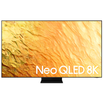 Телевизор 85" Samsung QE85QN800BUXCE QLED, Smart TV, 8K Ultra HD, 120 Гц, Универсальный, HDMI х4, USB х3,  серый