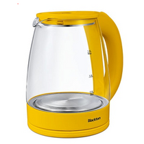 Чайник электрический Blackton KT1800G желтый (1500 Вт, объем - 1.8 л, корпус: стеклянный)