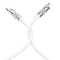 Кабель Type-C XO NB-Q228B PD60W (Type-C, 1.2м, силиконовый, белый)