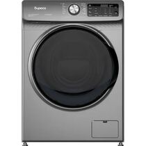 Стиральная машина фронт. Бирюса WM-SBM1014/ 15 M нержавеющая сталь, 10 кг, дисплей -да, глубина - 64 см, отжим - 1400 об/ мин