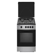 Плита газовая Kraft KF-FSK5301GS серый (конфорок - 4, духовка газовая, сталь)