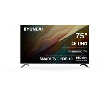 Телевизор 75" Hyundai H-LED75BU7009 Smart TV, 4K Ultra HD, 60 Гц, HDMI х4, USB х2, чёрный