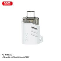 Кабель USB -XO- NB256C (OTGmicro, 0.1м, белый)