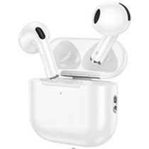 TWS наушники Borofone BW80 True, внутриканальные, микрофон, белый