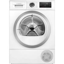 Сушильная машина Bosch WTU8769SSN белый (загрузка - 9 кг, конденсационная, программ - 14, размер - 59.8х65.2х84.8 см)