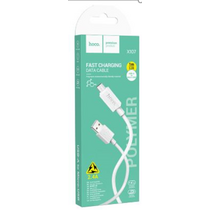 Кабель USB HOCO X107 Favor (MicroUSB, 1м, пластик, белый)