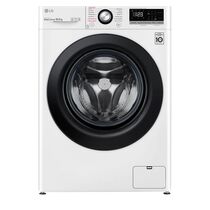 Стиральная машина фронт. LG TW4V3RS6W белый, 10.5 кг, дисплей -да, глубина - 56.5 см, отжим - 1400 об/ мин