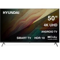 Телевизор 50" Hyundai H-LED50BU7009 Smart TV, 4K Ultra HD, 60 Гц, HDMI х3, USB х2, чёрный