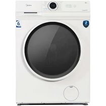 Стиральная машина фронт. Midea MF100W60/ W белый, 6.5 кг, дисплей -да, глубина - 40 см, отжим - 1200 об/ мин