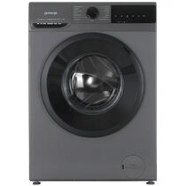 Стиральная машина фронт. Gorenje W2NHPI62SCSS темно-серый, 6 кг, инвертор, дисплей -да, глубина - 38 см, отжим - 1200 об/ мин