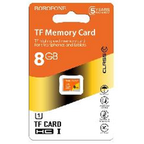Карта памяти microSD 8Gb Borofone TF high speed (8GB) (6931474701213)