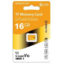Карта памяти microSDHC Borofone TF high speed (16GB) 16Gb Class 10 без адаптера (6931474701220)