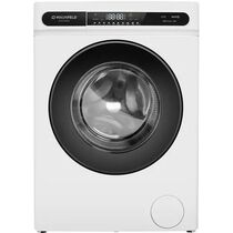 Стиральная машина фронт. Maunfeld MFWM148WH01 белый, 8 кг, инвертор, дисплей -да, глубина - 50 см, отжим - 1400 об/ мин