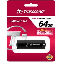 Флеш-накопитель Transcend 64Gb USB3.0 JetFlash 700 Черный (TS64GJF700)