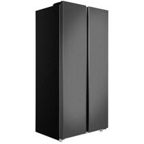 Холодильник Side by Side Maunfeld MFF177NFSE, серый, No Frost, высота - 177, ширина - 83.3, дисплей есть, A+