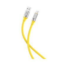Кабель USB -XO- NB251 (MicroUSB, 1м, силиконовый, желтый)