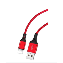 Кабель USB -XO- NB143 (Lightning, 1м, плетеный, красный)