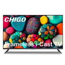 Телевизор 43" Chigo 43 Smart TV DVB-T2/ S2 2k Smart TV (Андроид 12), 2K, 60 Гц, HDMI х2, USB х2, чёрный