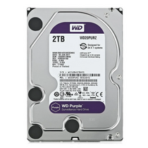 Жесткий диск HDD 3.5" SATA: 2000 Гб WD Purple [5400 rpm, 64 Мб, Sata 3 (6 Gbit/ s)] WD20PURX-FR