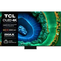 Телевизор 75" TCL 75C855 QLED, Smart TV, 4K Ultra HD, 120 Гц, HDMI х4, USB х3, чёрный