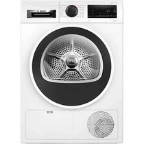 Сушильная машина Bosch WQG2410GPL белый (загрузка - 9 кг, конденсационная, программ - 15)