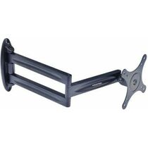 Крепление для ТВ наклонно-поворотное 10"-32" Kromax TECHNO-11 B (1004382) нагрузка max 15 кг, наклон ±20°, поворот 180°, от стены 70-450 мм , чёрный