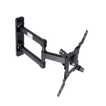 Крепление для ТВ наклонно-поворотное 15"-42" Kromax GALACTIC-12 нагрузка max 25 кг, наклон +3°/ -10°, поворот 180°,, чёрный