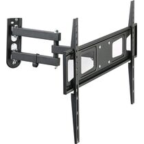 Крепление для ТВ поворотно-выдвижной и наклонный 37"-75" Hama 118157 нагрузка max 30 кг, наклон -15°/ +15°, поворот 180°,, чёрный