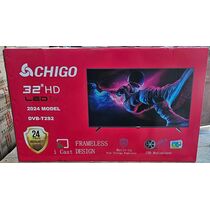 Телевизор 32" Chigo TV DVB-T2/ S2 HD Ready, 60 Гц, T/ T2/ S2, HDMI х2, USB х1, звук 2х10 Вт, чёрный