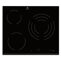 Электрическая варочная панель Electrolux EHF6232FOK черный (конфорок - 3 шт, панель - стеклокерамика, 56x49 см)