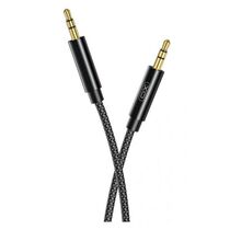 Кабель -XO- 1м, 3.5 Jack(П) - 3.5 Jack(П), Плетеный, Белый, коробка, (6920680827671)
