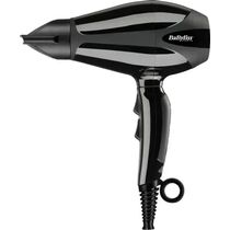 Фен Babyliss 6715DE черный (2400 Вт, режимов - 2, вид: с настенным креплением, насадок - 3)