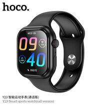 Умные часы HOCO Y23 Smart sports, Черный, 300 mAh, (поддержка звонков)