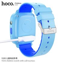 Детские умные часы HOCO Y100, Синий, силиконовый, 400 mAh,