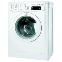 Стиральная машина фронт. Indesit IWSE 6105 B CIS.L белый, 6 кг, дисплей -да, глубина - 41.5 см, 1000 об/ мин
