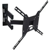 Крепление для ТВ поворотно-выдвижной и наклонный 15"-55" Kromax DIX-24 нагрузка max 35 кг, VESA max 400 х 400, чёрный
