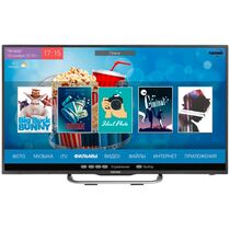 Телевизор 40" Asano 40LF7030S Smart TV, Full HD, HDMI х3, USB х2, чёрный